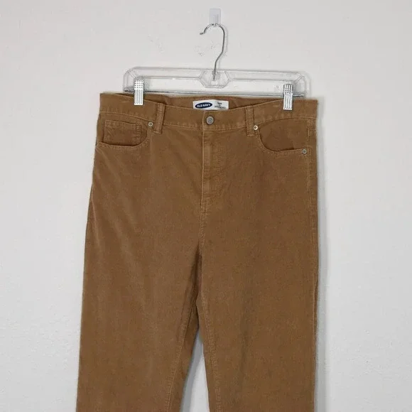 Old Navy Boys Karate Slim Built-In Flex Max Corduroy Pants Sz 18 Plus High Rise - Picture 2 of 16